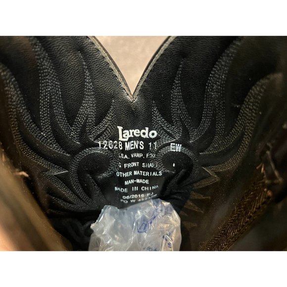 Laredo Leather Metal Tip Western Boots 12628, Mens Size 11 Extra Wide - Picture 7 of 13